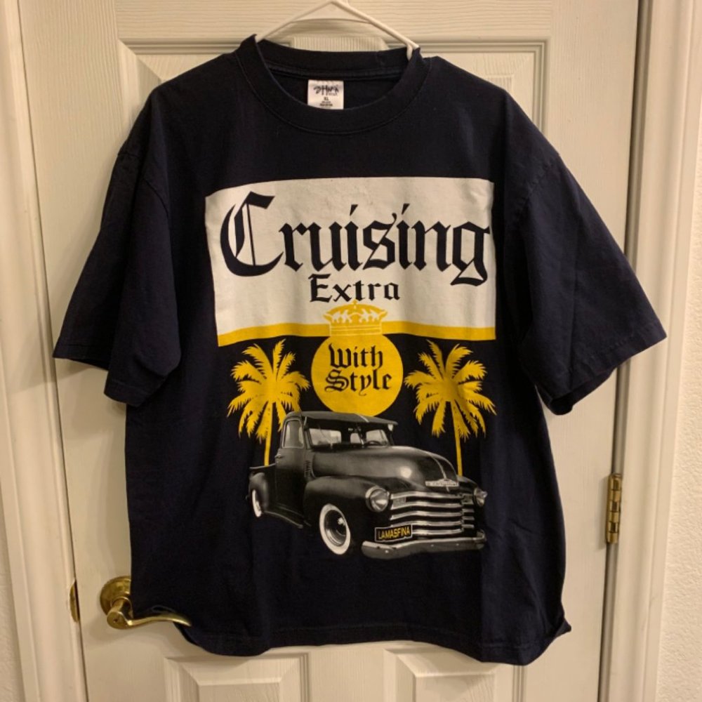 Shaka Extra Cruising Blue T  Shirt Mens Size XL